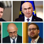 Nicușor Dan, Ilie Bolojan, Sorin Grindeanu, Kelemen Hunor, Dominic Fritz  / FOTO EPA-EFE, Mediafax Foto, Profimedia, Shutterstock