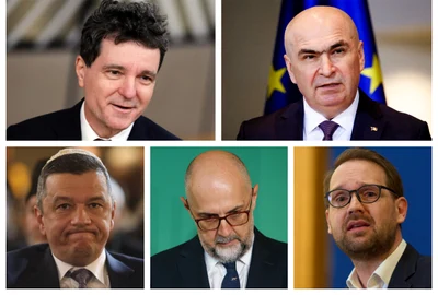 Nicușor Dan, Ilie Bolojan, Sorin Grindeanu, Kelemen Hunor, Dominic Fritz / FOTO EPA-EFE, Mediafax Foto, Profimedia, Shutterstock