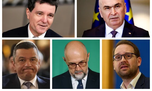 Nicușor Dan, Ilie Bolojan, Sorin Grindeanu, Kelemen Hunor, Dominic Fritz  / FOTO EPA-EFE, Mediafax Foto, Profimedia, Shutterstock