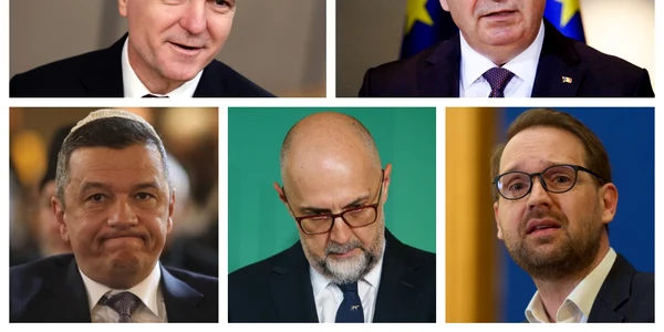 Nicușor Dan, Ilie Bolojan, Sorin Grindeanu, Kelemen Hunor, Dominic Fritz  / FOTO EPA-EFE, Mediafax Foto, Profimedia, Shutterstock