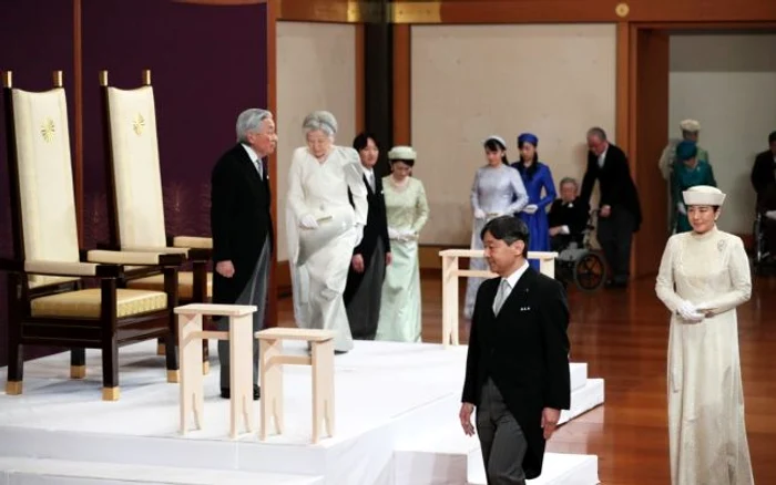 Ceremonie abdicare regele Akihito Japonia FOTO AFP