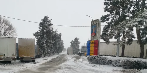 Vama Negru Vodă iarna FOTO Garda de Coastă