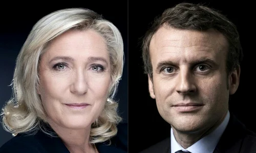 macron si le pen