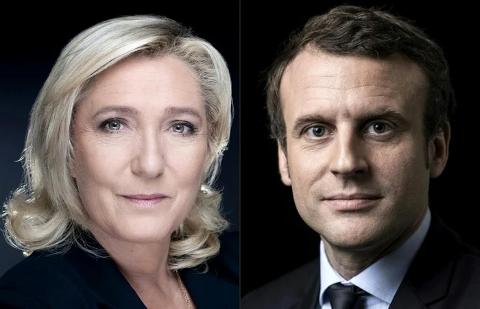 Emmanuel Macron și Marine Le Pen se luptă pentru conducerea Franței 