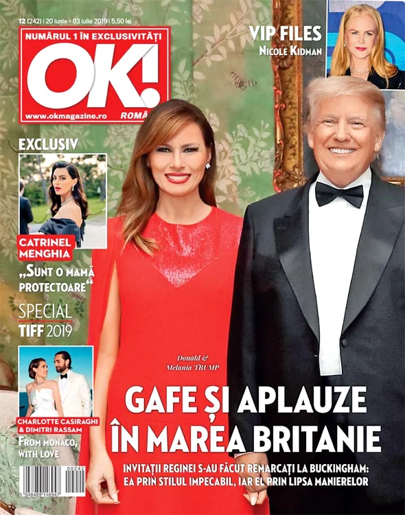 Catrinel a oferit  un amplu interviu  în noul număr al  Revistei “OK! Magazine”