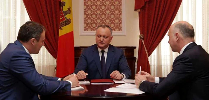 igor dodon pavel filip andrian candu foto igor dodon via facebook