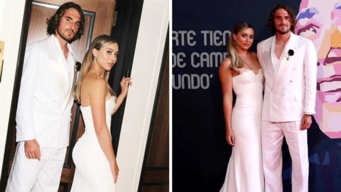 Paula și Stefanos adoră albul