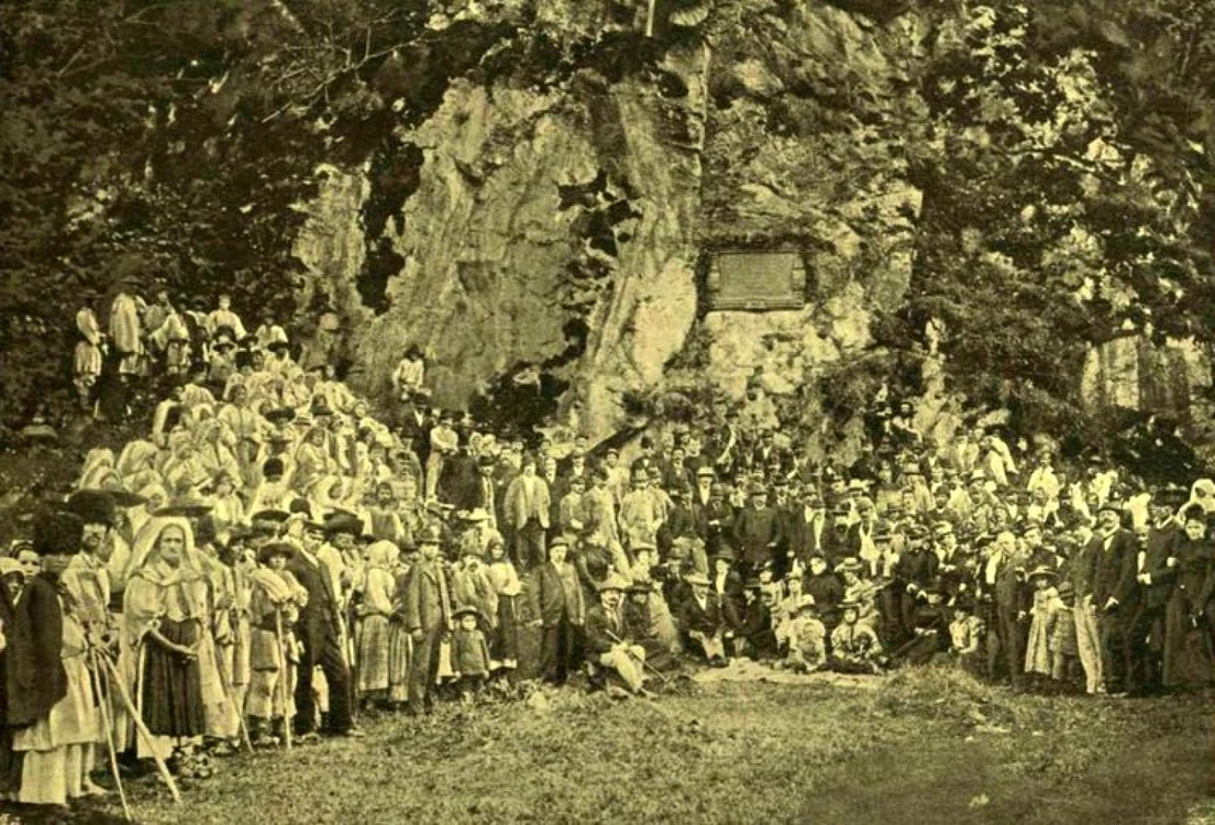 Monumentul inaugurat în 1897. Sursa: Vasárnapi Ujság (Ziarul duminical)