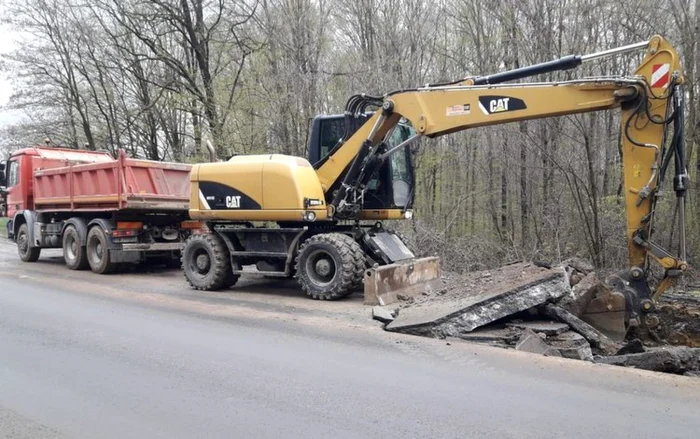 lucrari pe dn 68 a intre margina si holdea foto drdp timisoara