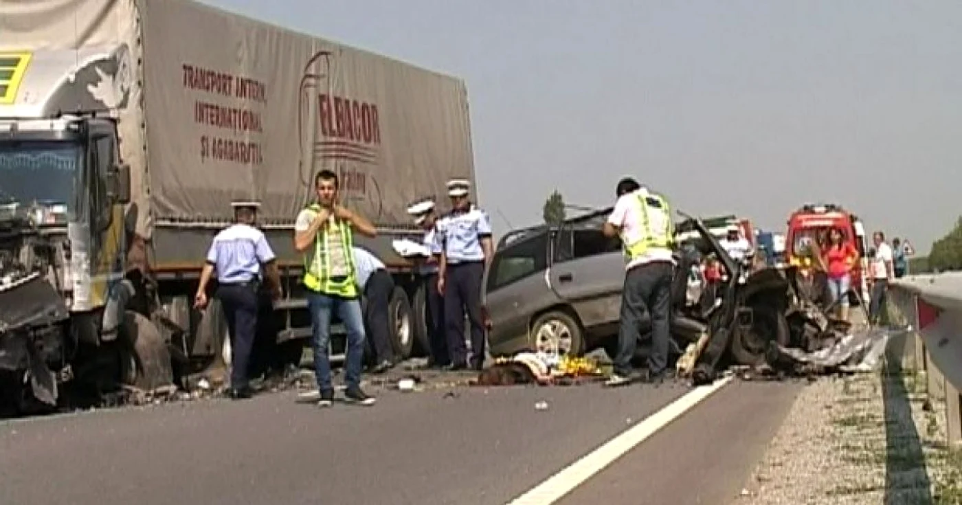 Accidentul a avut loc în această dimineaţă pe DN 6