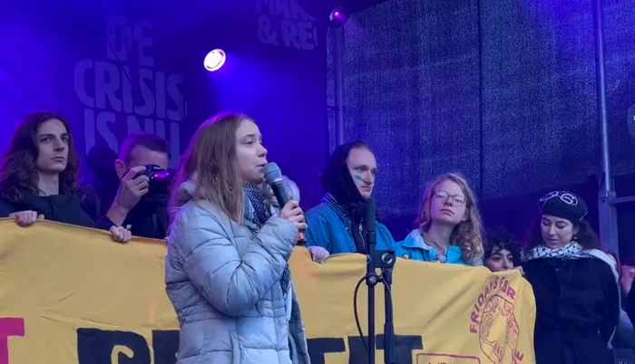  Activista pentru climă Greta Thunberg