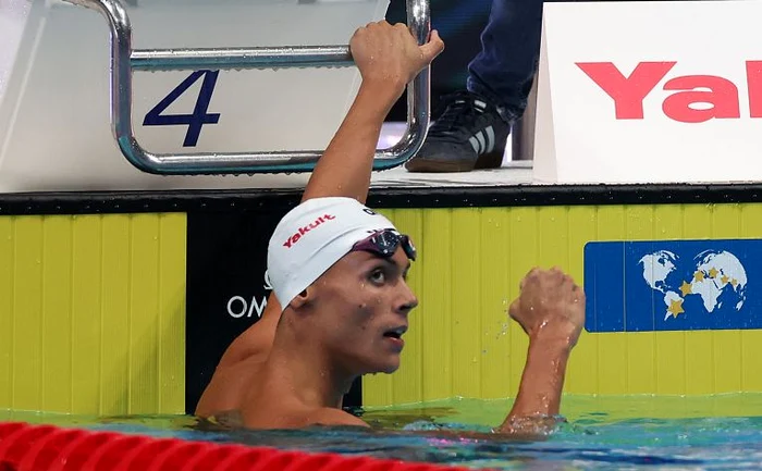 David Popovici e campion mondial de seniori! (FOTO: Guliver/ Gettyimages)