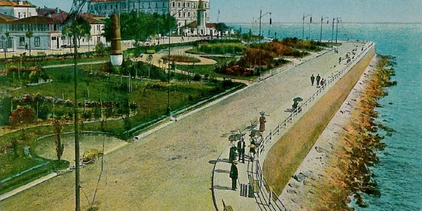 Parcul Cazinoului Ilustrație din colecțiile Bibliotecii Județene Constanța jpg