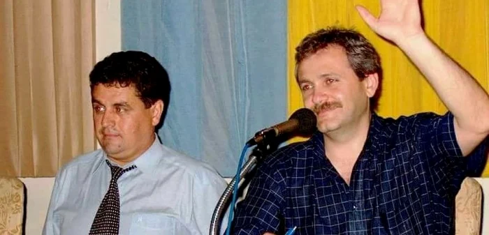 Teodor Niţulescu şi Liviu Dragnea, fotografie realizată în 2002 FOTO Elisabeth Bouleanu