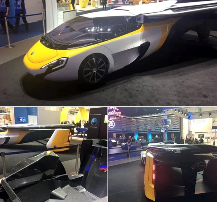 A patra versiune a masinii zburatoare produse de Aeromobil FOTO Twitter @aeromobil