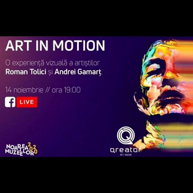 Qreator by IQOS și Mobius Gallery vă invită la „Art in Motion”, expoziția în care pînzele prind viață jpeg