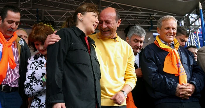 Monica Macovei şi Traian Băsescu FOTO Arhiva Adevărul