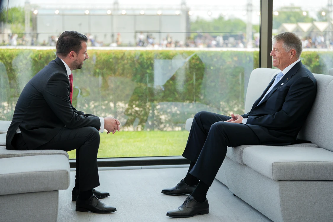 Klaus Iohannis, întâlnire cu omologul din Muntenegru FOTO: Twitter 