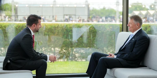 Klaus Iohannis, întâlnire cu omologul din Muntenegru FOTO: Twitter