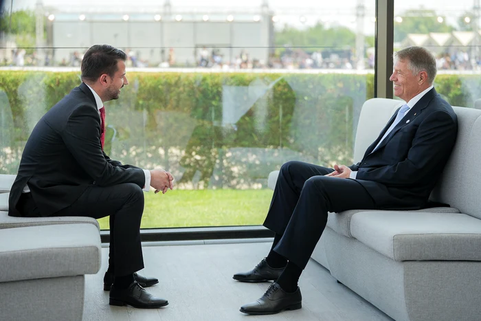 Klaus Iohannis, întâlnire cu omologul din Muntenegru FOTO: Twitter