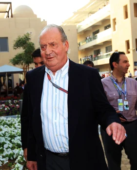 Regele Juan Carlos în Emiratele Arabe Unite. FOTO: Getty Images