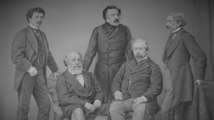 Frații Hurmuzachi. Sus: Nicolae Constantin și Alexandru (dreapta). Jos: Eudoxiu, Gheorghe. Wikipedia