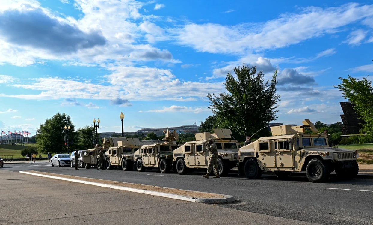 Trupele au fost mobilizate la Washington FOTO U.S. Army / X
