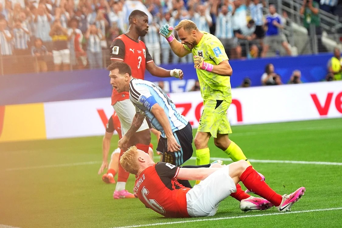 Messi a înscris al doilea gol cu toată opoziția austriecilor (Foto: EPAImages)