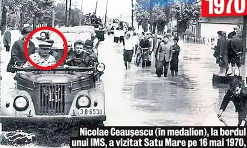 ceausescu vizita inundatii 1970 jpg