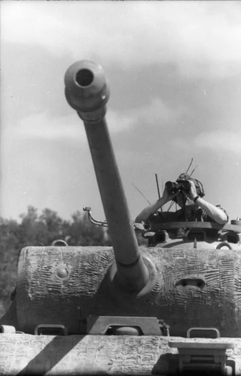 Tanc Panther cu tun de calibrul 75 mm (© Das Bundesarchiv Bild 101I-478-2167-09)