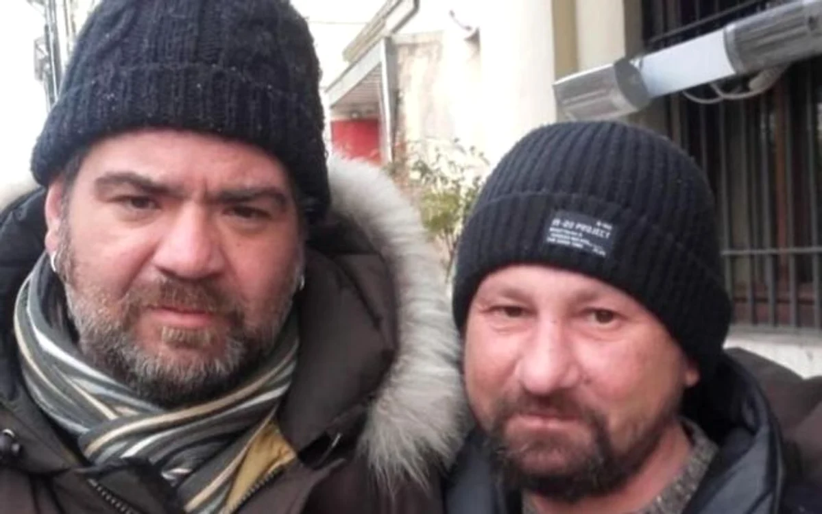 Vasile Todirean (stânga) alături de unul dintre călăii săi, Eros de Mori. FOTO: L` Arena