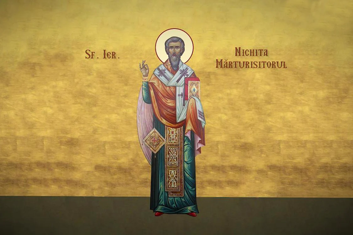 Pe 3 aprilie, Biserica Ortodoxă îl prăznuiește pe Sfântul Nichita Mărturisitorul.