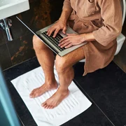 La toaletă tranzit intestinal Foto Study Finds dms