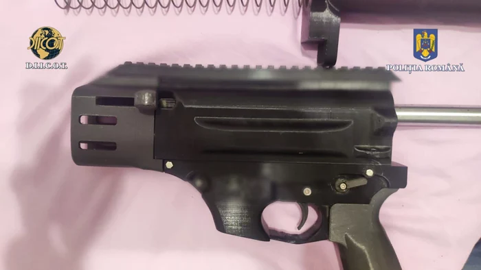 În urma perchezițiilor au fost descoperite și arme. Sursa foto: Poliția Română
