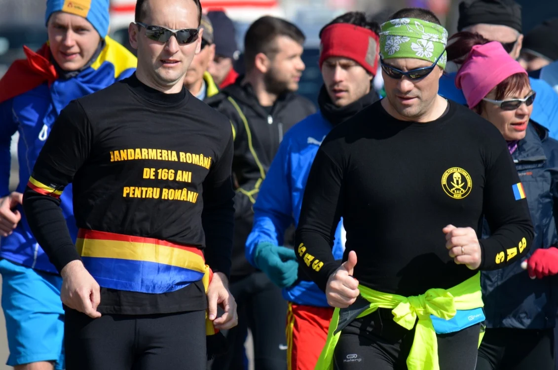 Cristian Onofrei va parcurge în alergare peste 300 de kilometri Foto Oana Cernat