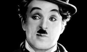 charlie chaplin actor face monochrome wallpaper preview jpg