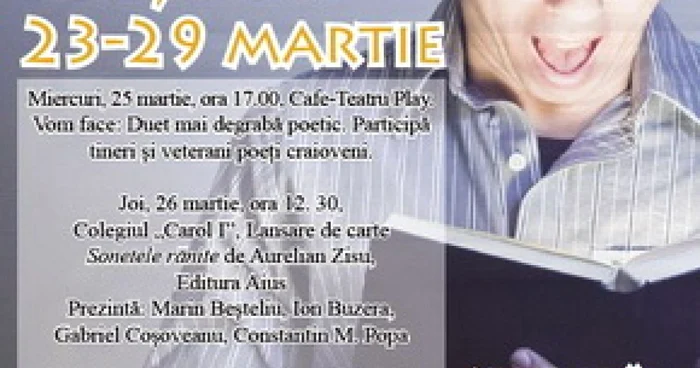 Craiova: Poeţi pe scenă, în Play