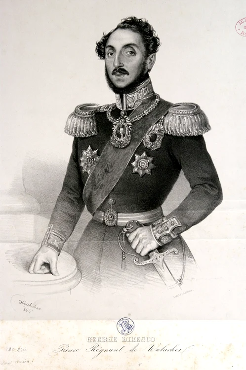 Gheorghe Bibescu, Domn al Țării Românești (1 ianuarie 1843 – 13 iunie 1848). © Wikimedia Commons