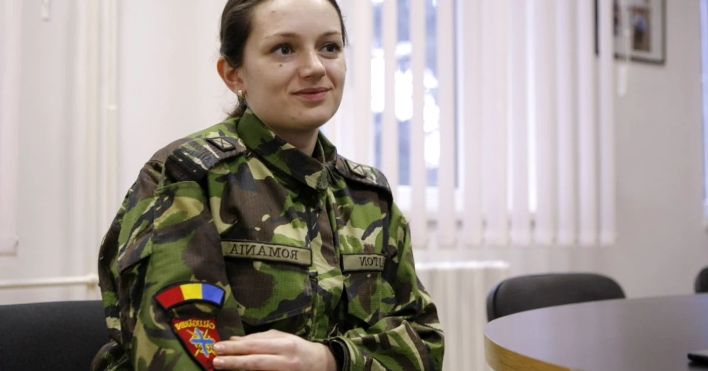 Oana Anton a plecat într-o misiune de şase luni în Afganistan FOTO Eduard Enea/Adevărul