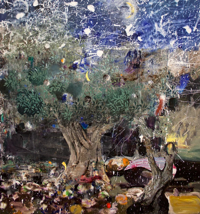 Adrian Ghenie, Noapte înstelată, 2013 © Courtesy Ghenie Studio