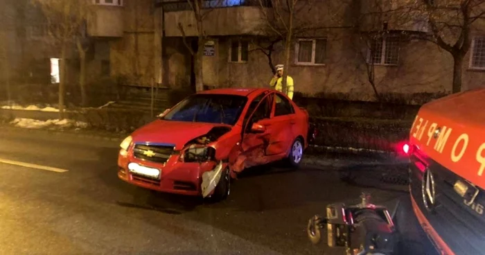 accident cu 5 masini implicate cluj foto isu cluj