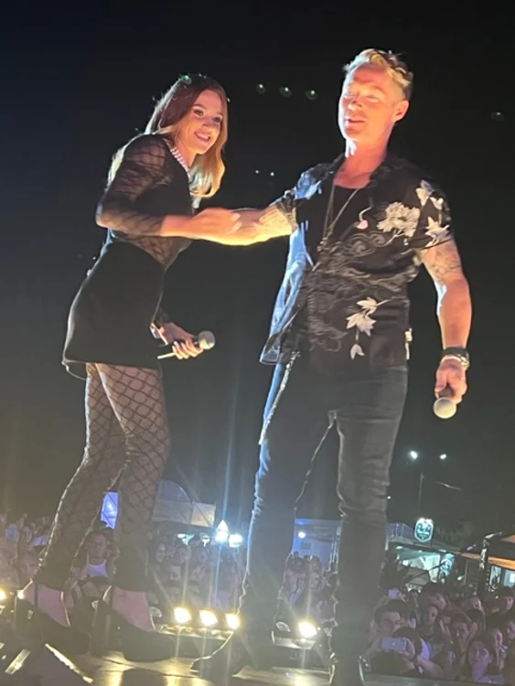 Ioana a fost foarte emoționată de întâlnirea cu Ronan