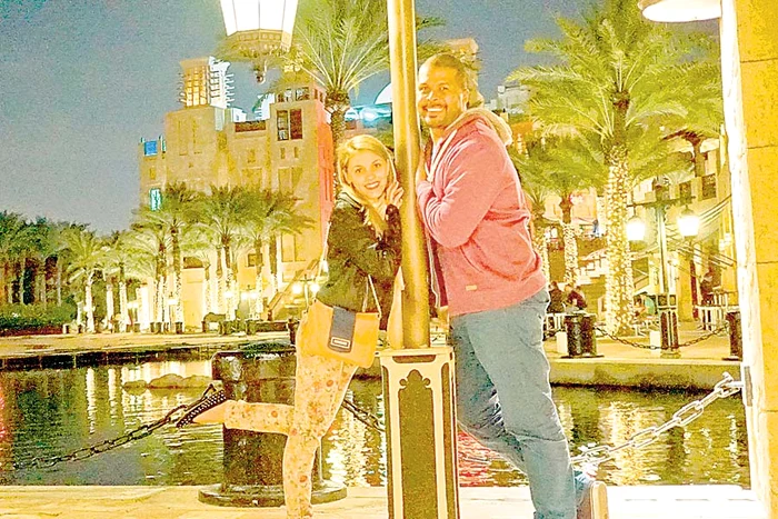 Andreea Ibacka în vacanţa din Dubai