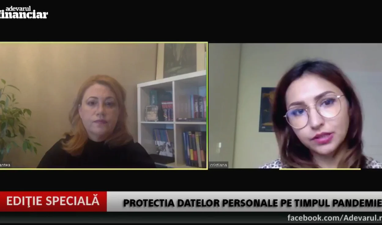 Protecția datelor personale pe timpul pandemiei
