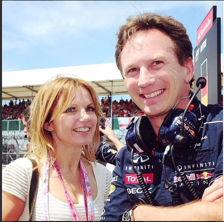Geri Halliwell şi viitorul său soţ, Christian HornerFoto: Instagram