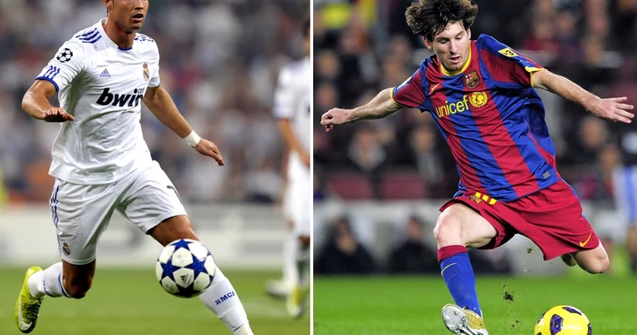 Cristiano Ronaldo vs. Lionel Messi. FOTO Mediafax