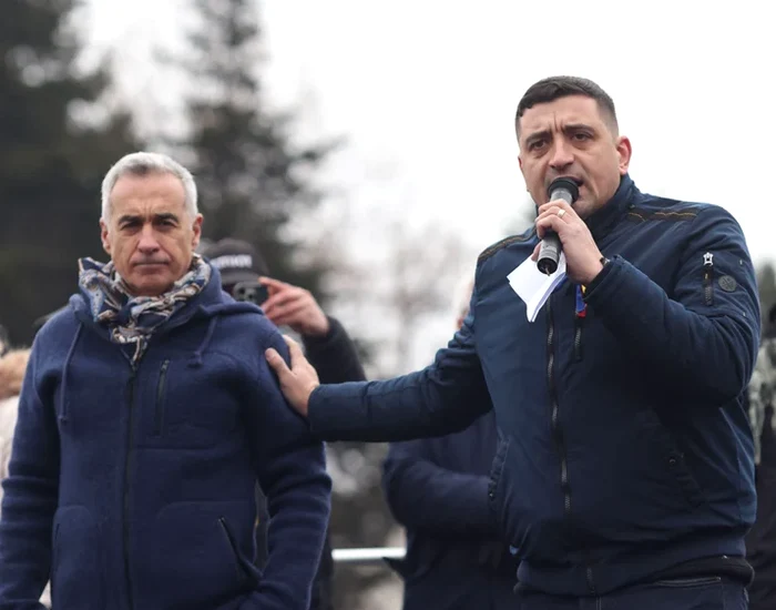 Călin Georgescu și George Simion FOTO: Inquam Photos
