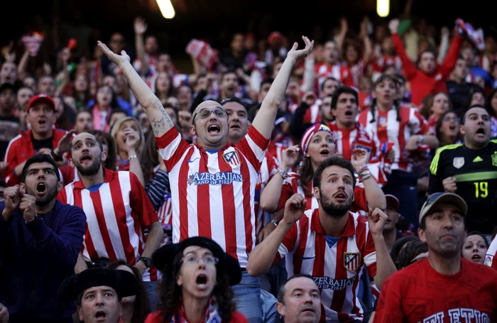 Fanii lui Atletico Madrid, în extaz FOTO AP