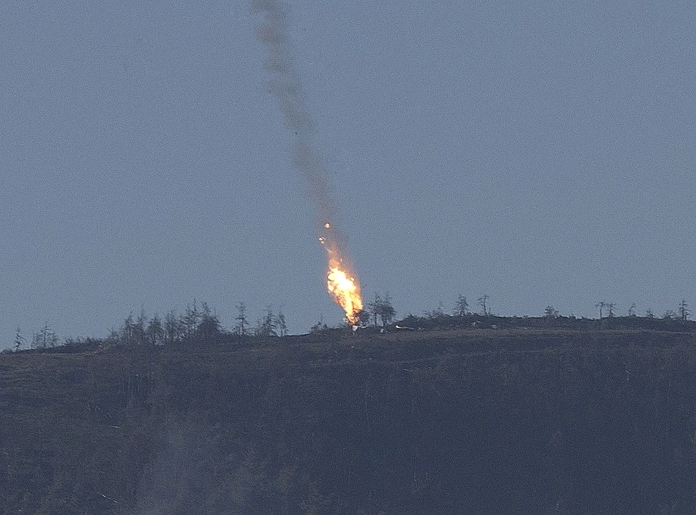 
    Un avion rusesc a fost doborât de către militarii turci, marți (24 noiembrie)foto: Hepta  