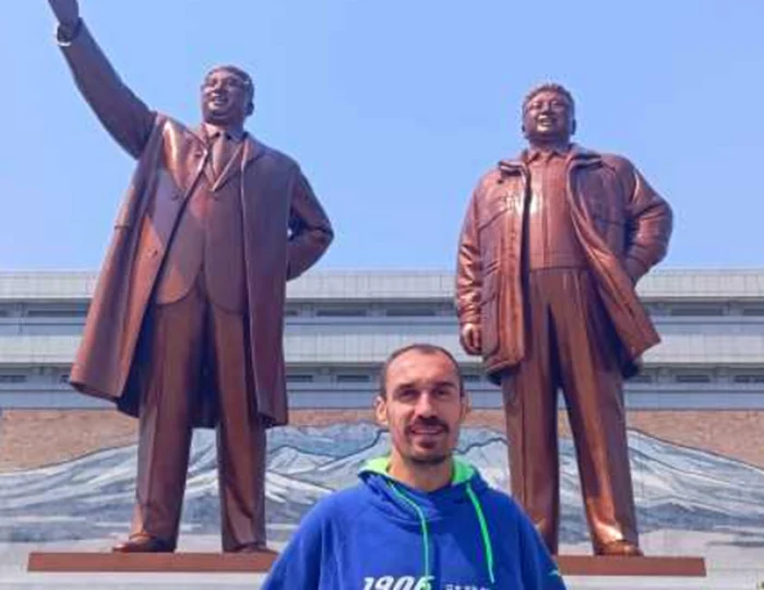 Ștefan Gavril a reușit să ajungă în Coreea de Nord / foto: arhiva personală Ștefan Gavril